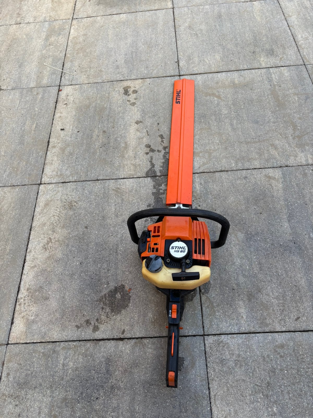 Stihl hs 80 heggenschaar, Ophalen of Verzenden, Zo goed als nieuw, Benzine