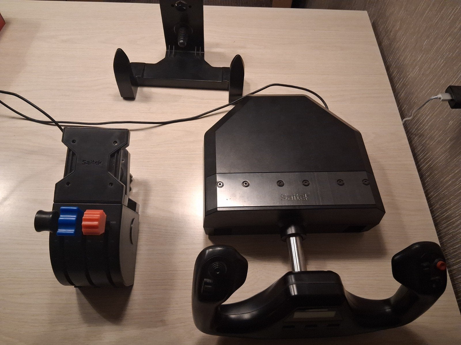 Saitek Pro Flight Yoke System & Throttle Quadrant, Gebruikt, Verzenden, 1 speler, Vanaf 7 jaar