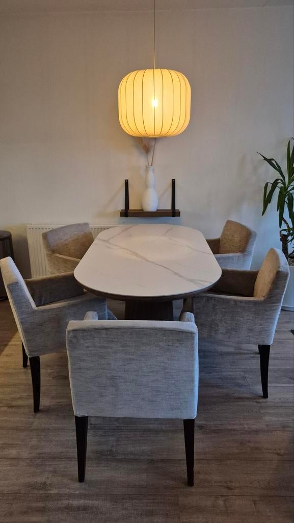 Meridiani eetkamer stoelen, Ophalen of Verzenden
