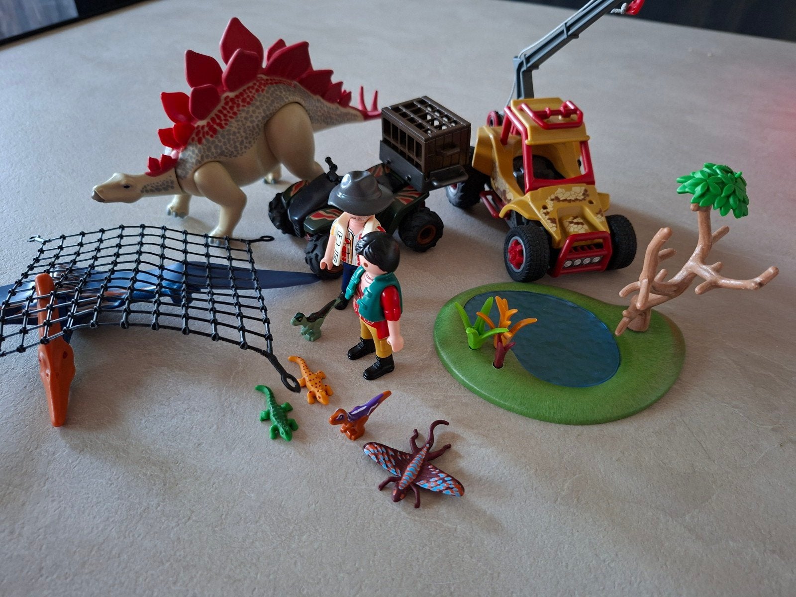 Playmobil Dinoset met Stegosaurus en avonturiers, Ophalen, Gebruikt, Complete set, Overige typen