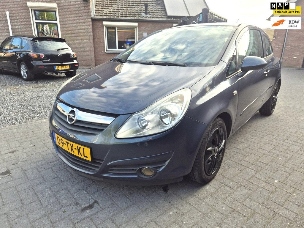 Opel Corsa 1.2-16V Enjoy Airco cruise 3 Drs Nieuwe Apk 30-05, Auto's, Opel, 4 cilinders, 1229 cc, Origineel Nederlands, Bedrijf