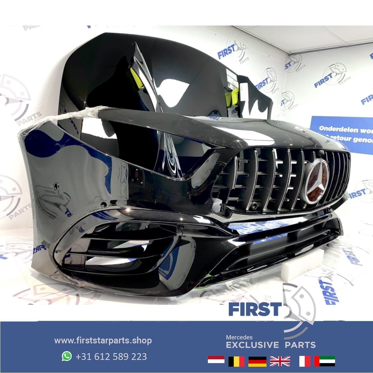 W177 V177 A45S A45 A KLASSE AMG VOORKOP ZWART GT 2018-2022 o