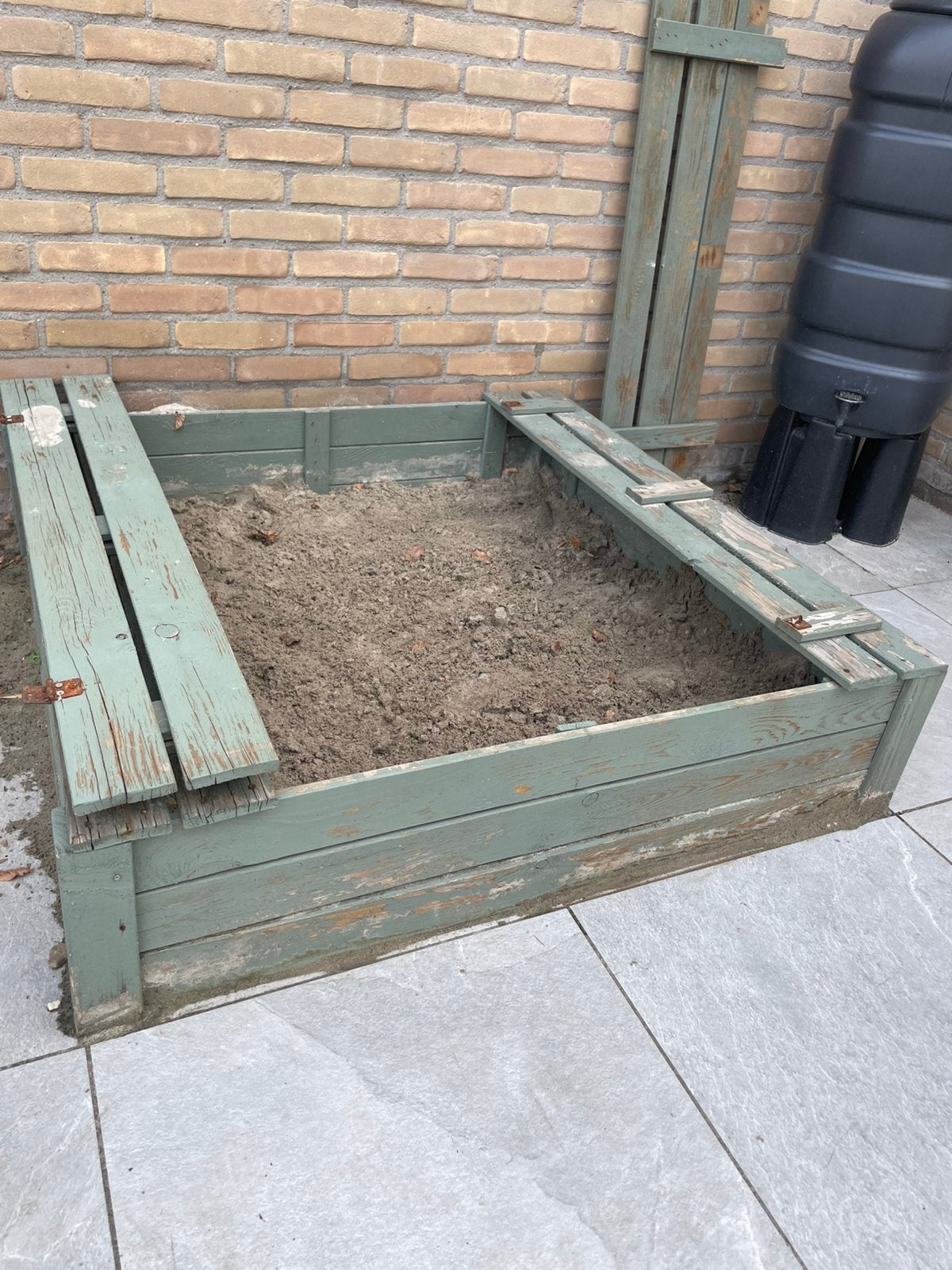 Zandbak incl. zand, Ophalen, Gebruikt