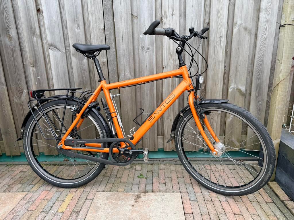 Vakantiefiets Santos travelmaster 2.6 53 cm (21”), 26 inch, 10 tot 15 versnellingen, Zo goed als nieuw, 53 tot 57 cm
