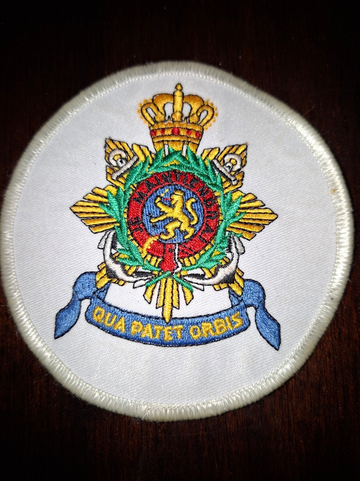 Korps Mariniers Badge, Verzamelen, Ophalen of Verzenden, Marine, Nederland, Embleem of Badge