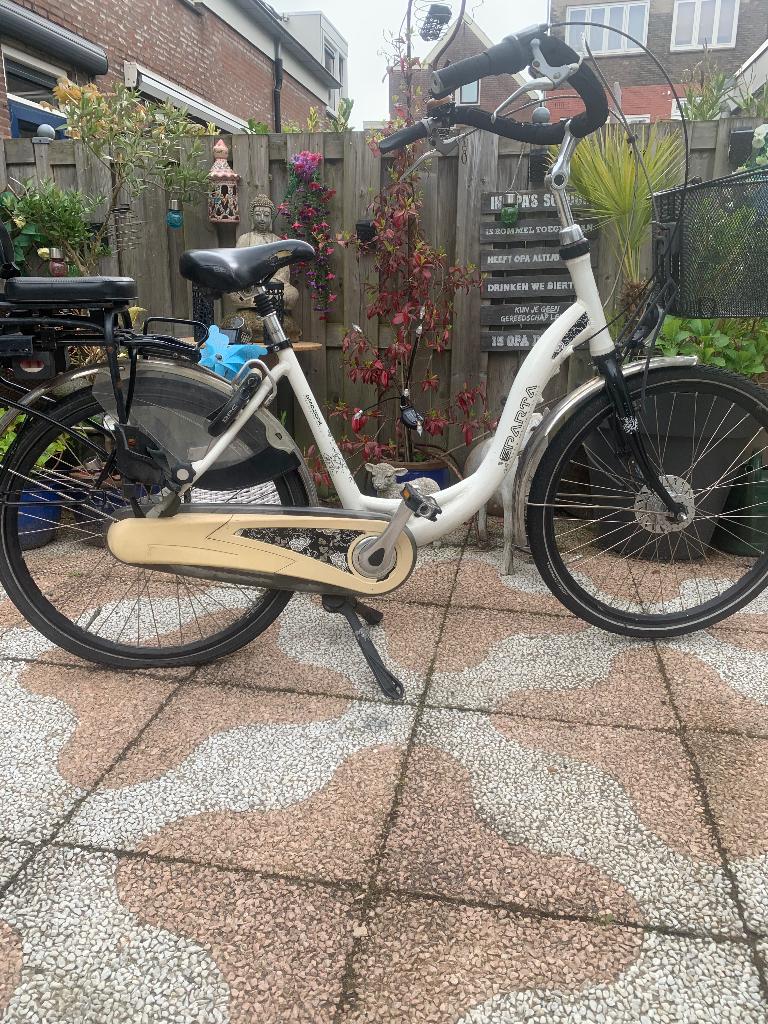 Moederfiets sparta, Fietsen en Brommers, Fietsen | Dames | Moederfietsen, Gebruikt, Mandje, Schijfrem, 1 zitje