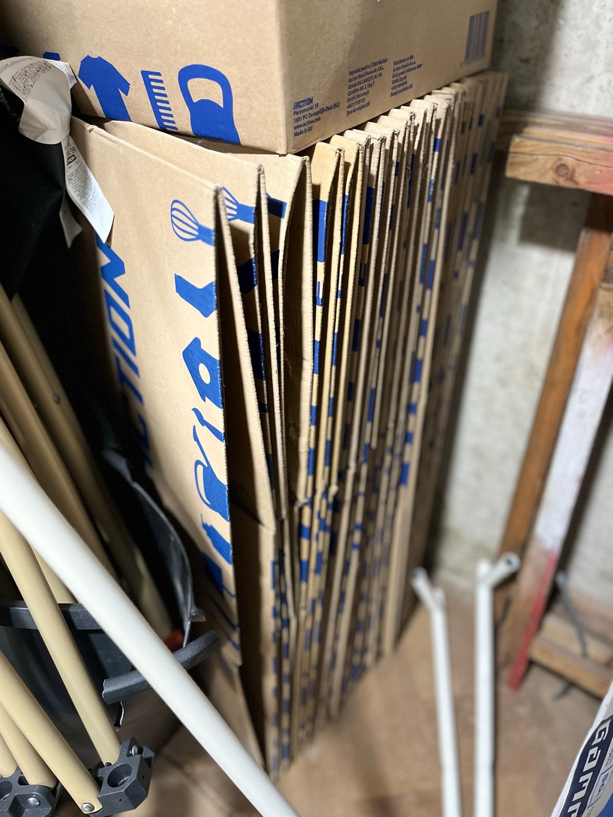 Set van 20 verhuisdozen van Action - Zo goed als nieuw, Ophalen, Doos, Minder dan 50 cm, Zo goed als nieuw