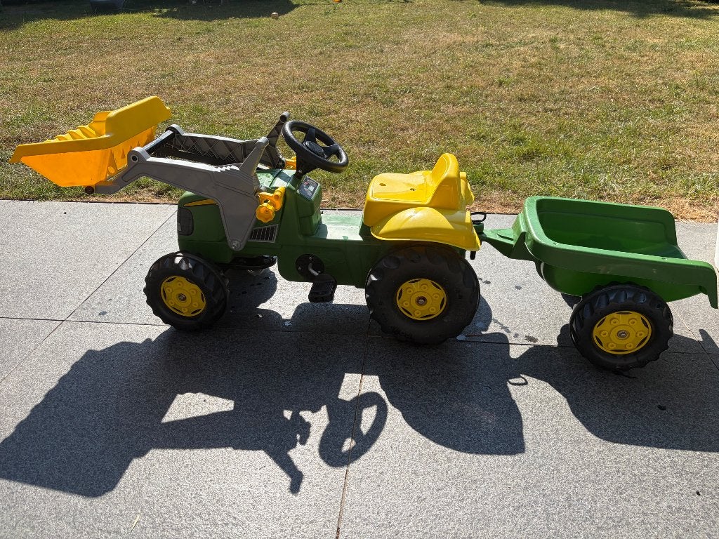 John Deere kinder tractor, Ophalen, Gebruikt, Overige merken, Met kar of aanhanger