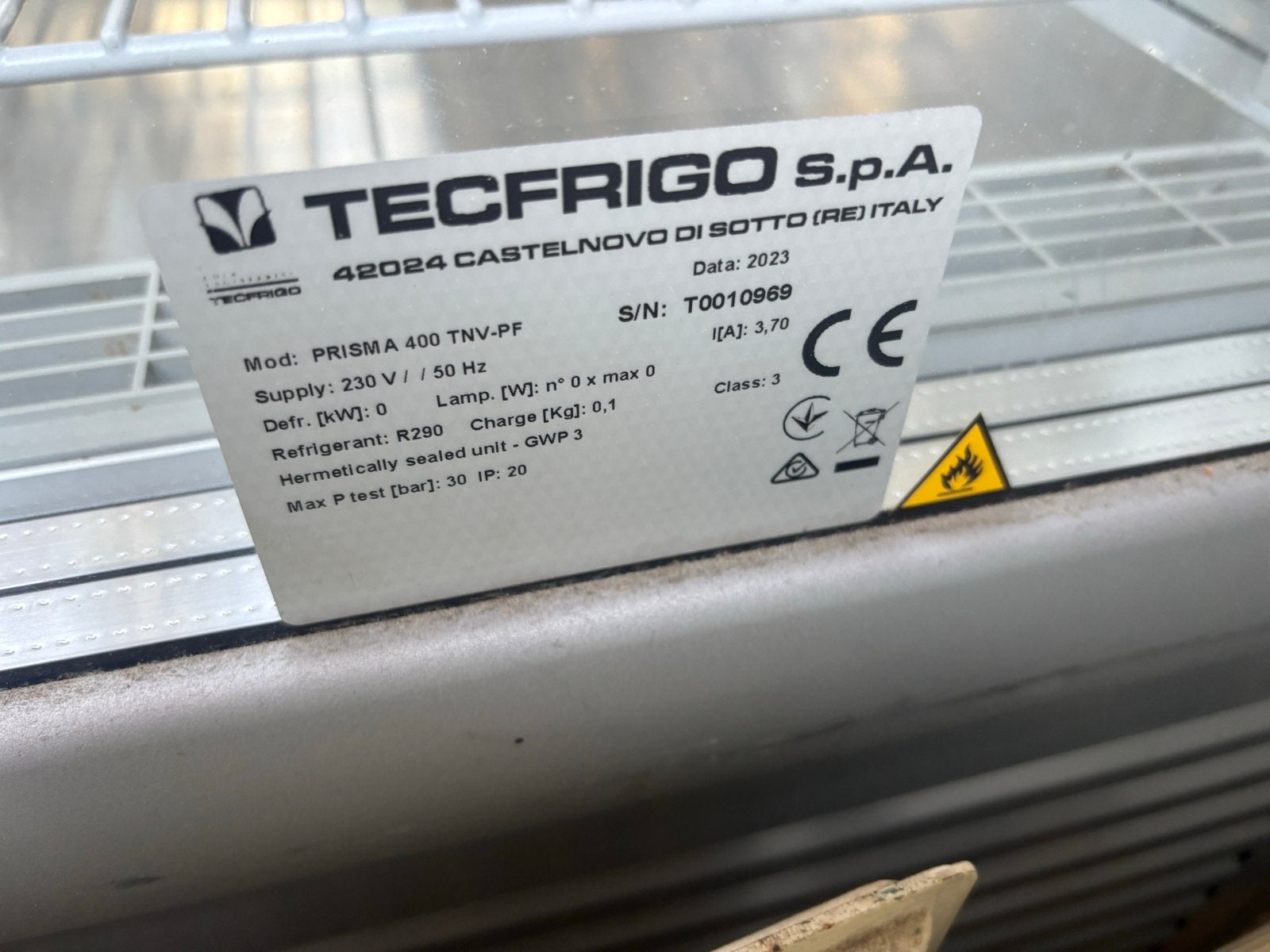 TECFRIGO PRISMA 400 TNV-PF Koelkast - Gebruikt MOET WEG, Ophalen, Gebruikt, Koelen en Vriezen