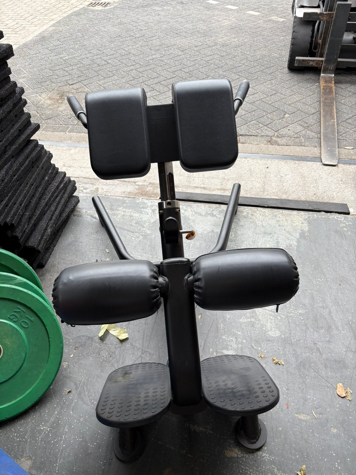 Matrix rug trainer back extension hyperextensie bench, Ophalen, Gebruikt, Rug, Bench