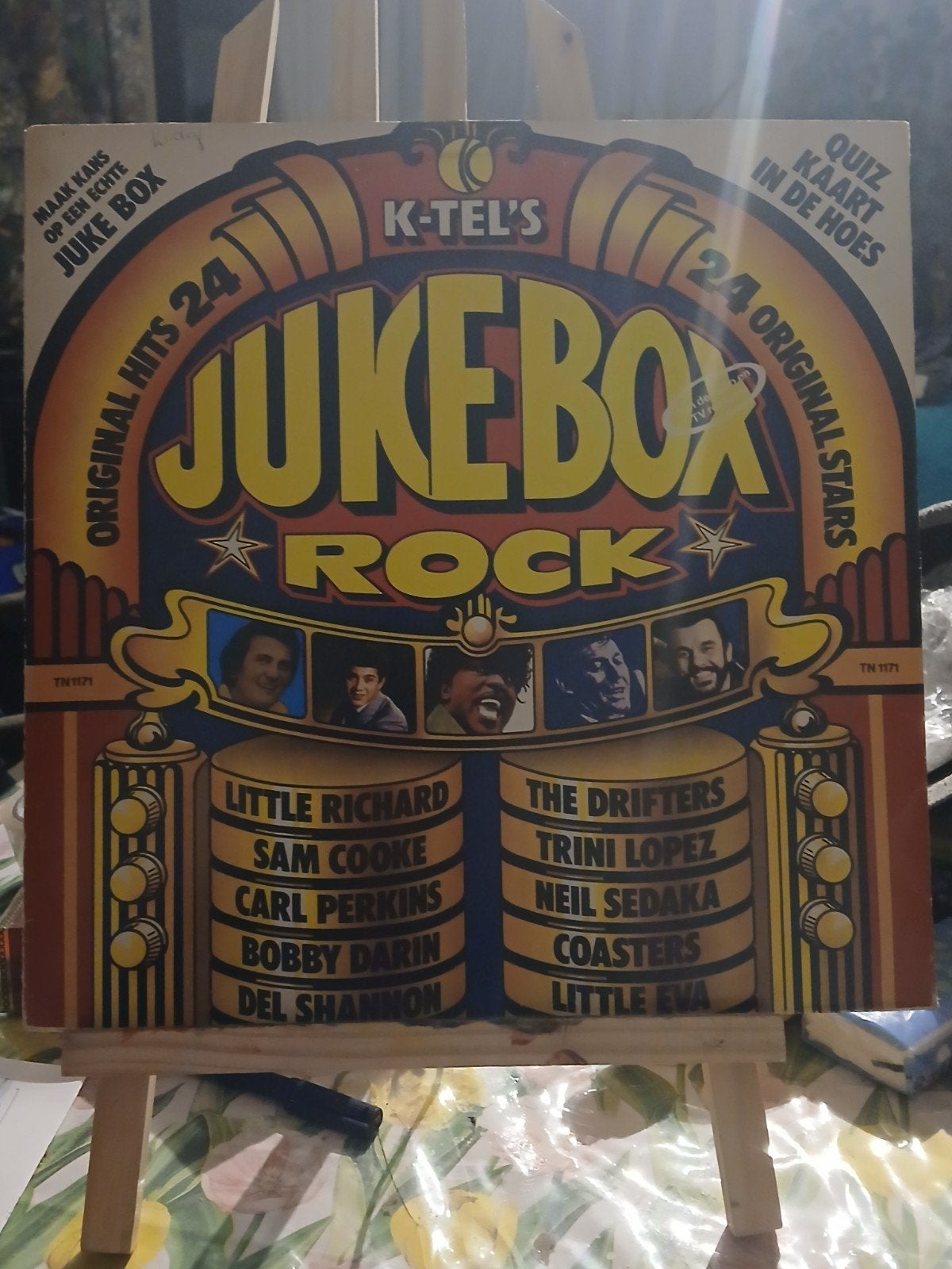 K-Tel's Jukebox Rock LP - 24 Original Hits, LP, Gebruikt, Ophalen of Verzenden, Complilatie