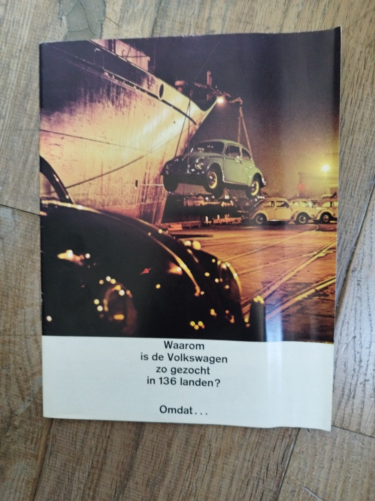 Volkswagen Kever Brochure 1963 - Technische Gegevens, Gelezen, Volkswagen, Ophalen of Verzenden, Volkswagen