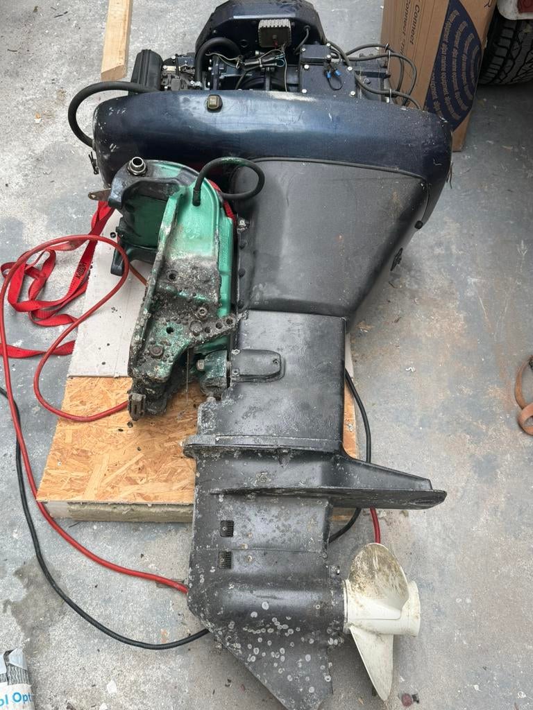Selva 60pk 2takt buitenboordmotor, Watersport en Boten, Buiten- en Binnenboordmotoren, Ophalen, Gebruikt, Elektrische start, 30 pk of meer