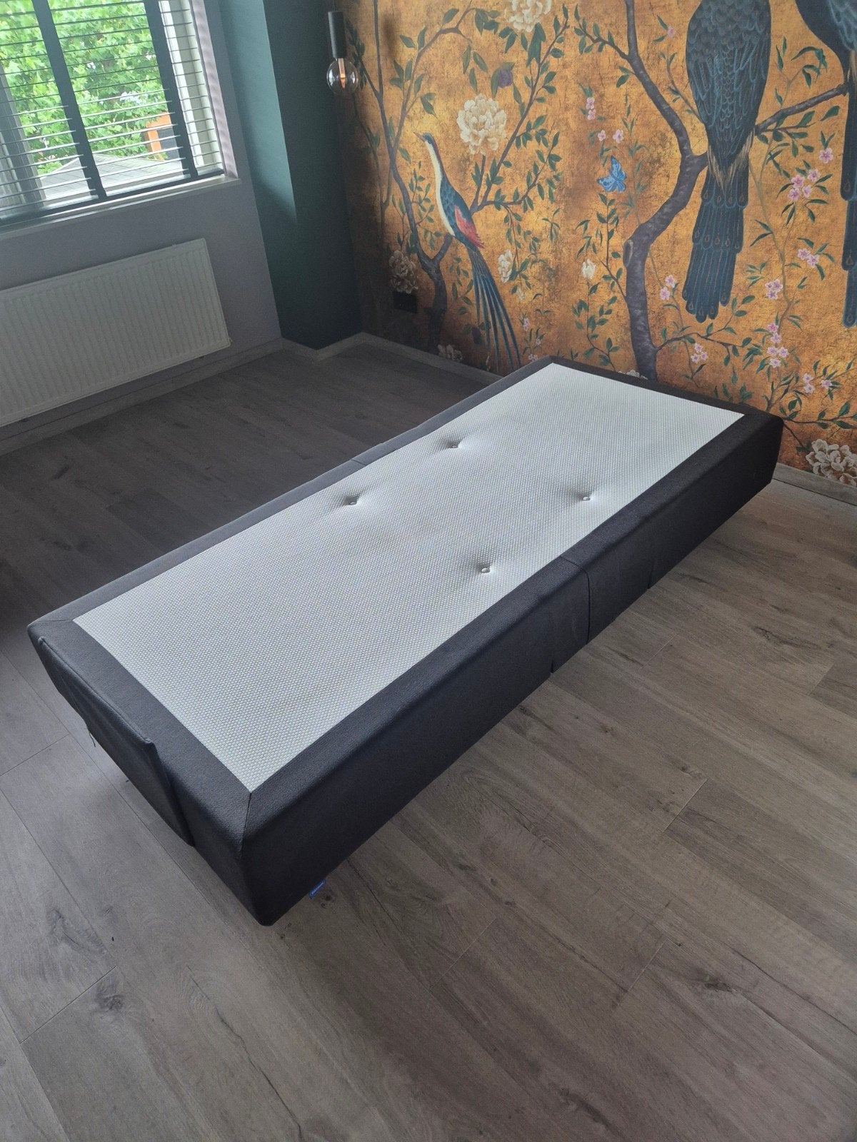 2x Pullman Elektrisch Verstelbare Boxspring Antraciet, Tweepersoons, Ophalen of Verzenden, 180 cm, 200 cm