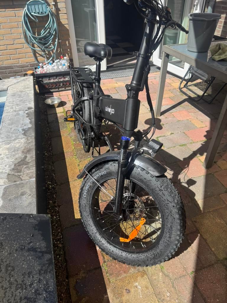 Windgoo electrische vouwfiets, Zo goed als nieuw, 51 tot 55 cm, 50 km per accu of meer, Ophalen