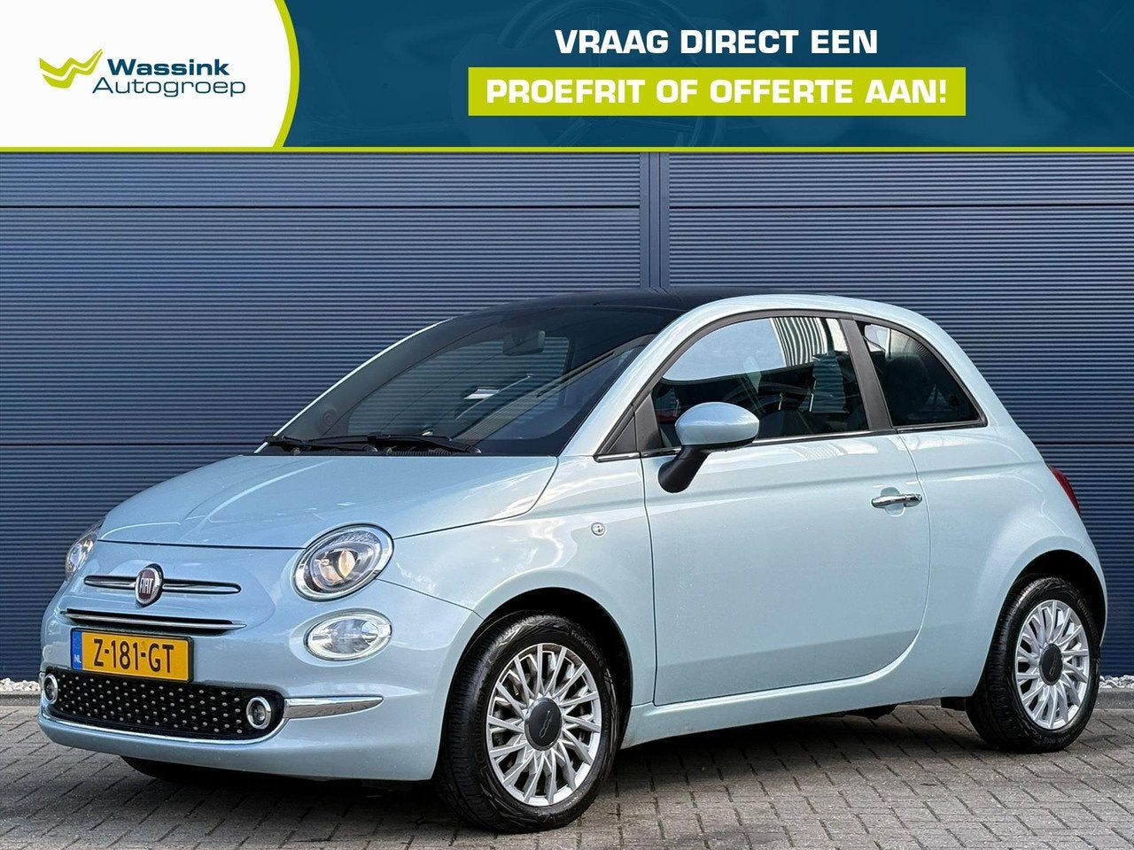 Fiat 500 1.0 Hybrid 70pk Dolcevita Finale (bj 2024), Origineel Nederlands, Handgeschakeld, Hybride Elektrisch/Benzine, 3 cilinders