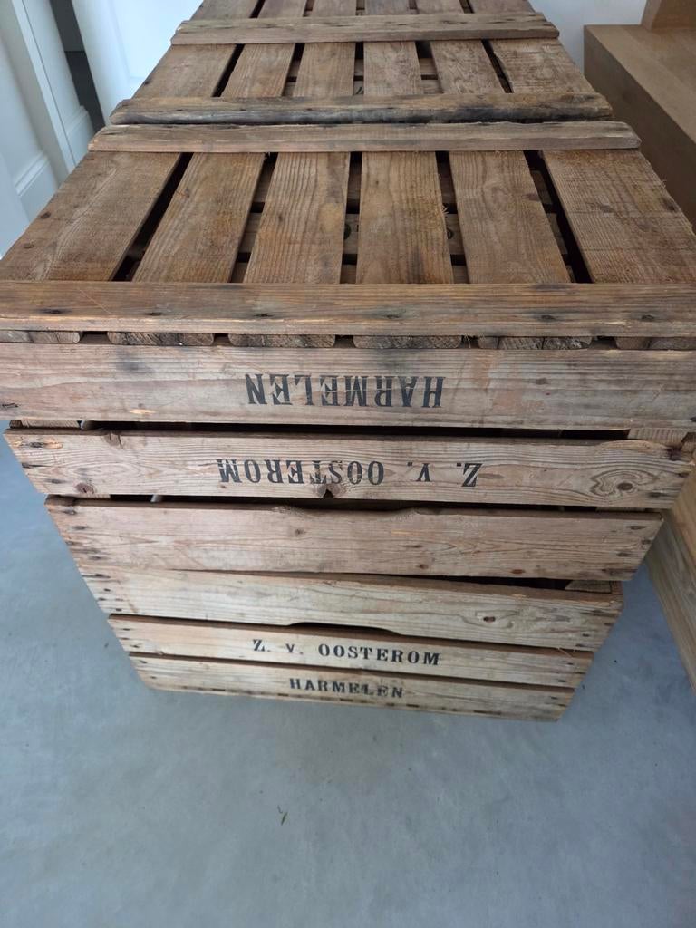 Fruitskistjes houten kisten meerdere stuks beschikbaar, Doe-het-zelf en Verbouw, Kratten en Dozen, Ophalen of Verzenden