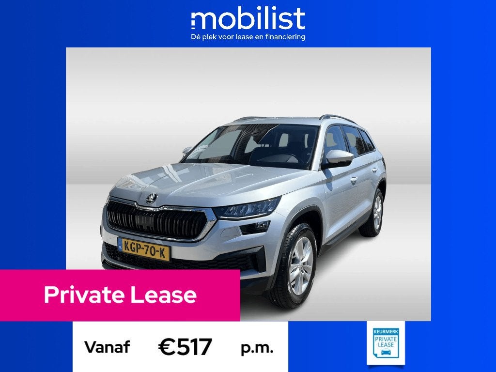 Skoda Kodiaq 1.5 TSI Ambition (bj 2023), 15 km/l, 4 cilinders, 150 pk, Bedrijf