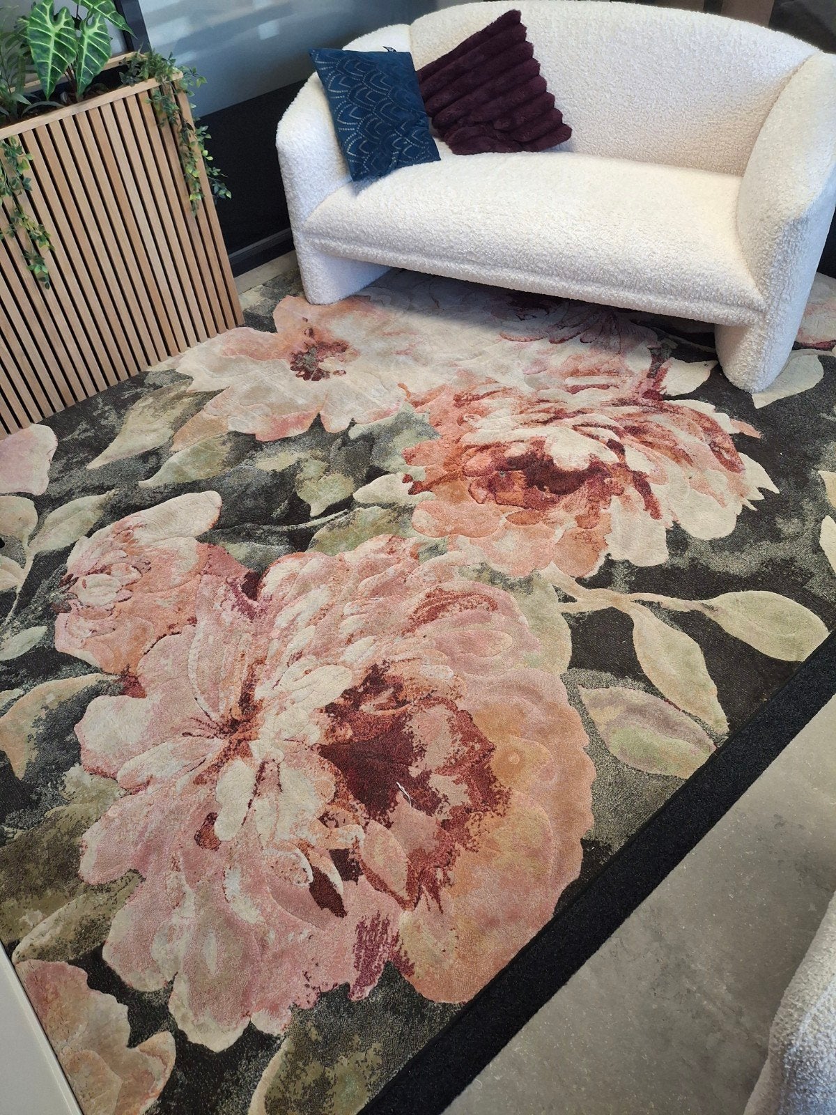 Prachtig bloemenkleed 240x330cm, Ophalen, 200 cm of meer, Zo goed als nieuw, 200 cm of meer