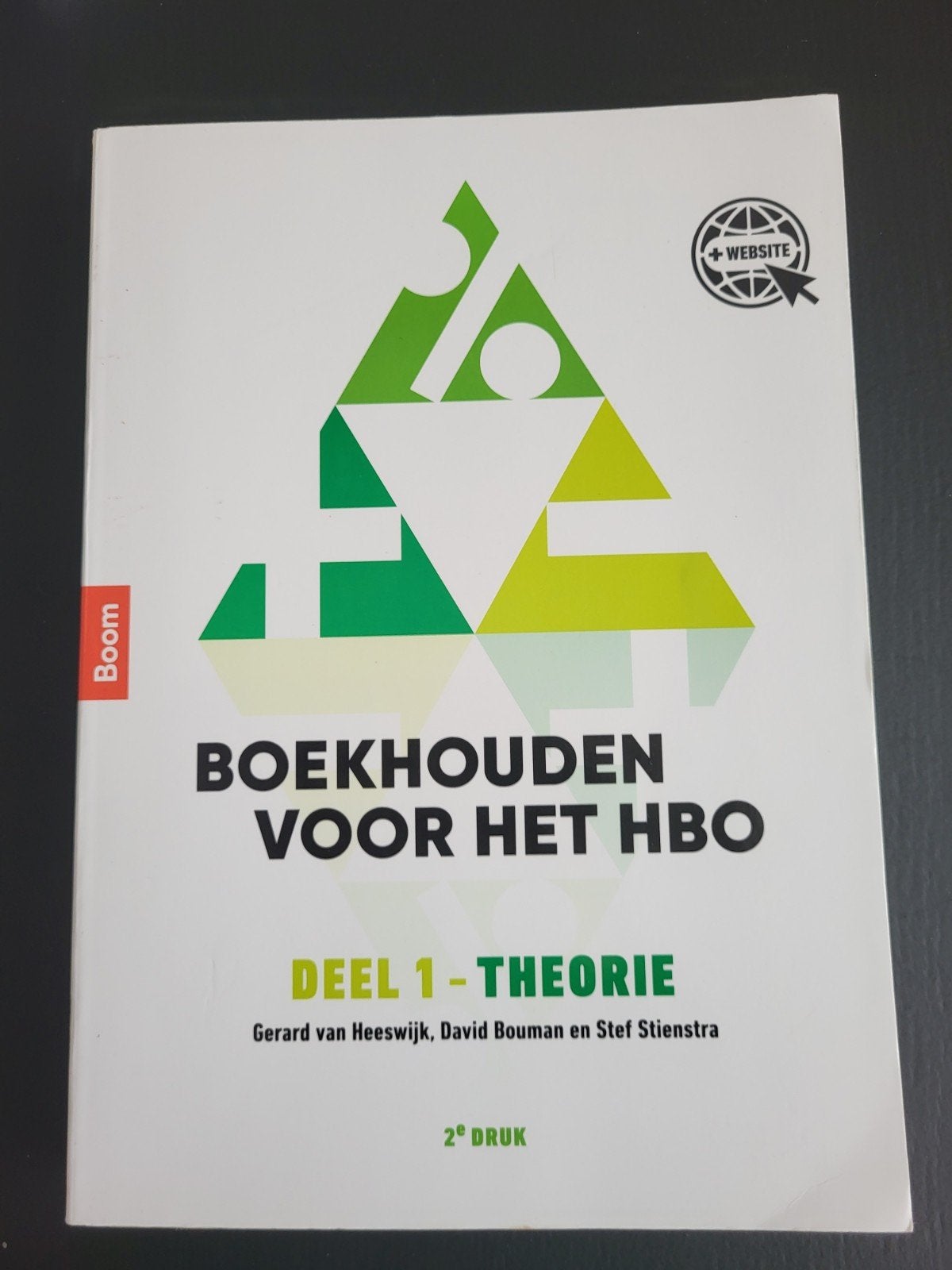 Boekhouden voor het HBO - Deel 1 Theorie (2e druk), Zo goed als nieuw, Gamma, Gerard van Heeswijk, David Bouman en Stef Stienstra