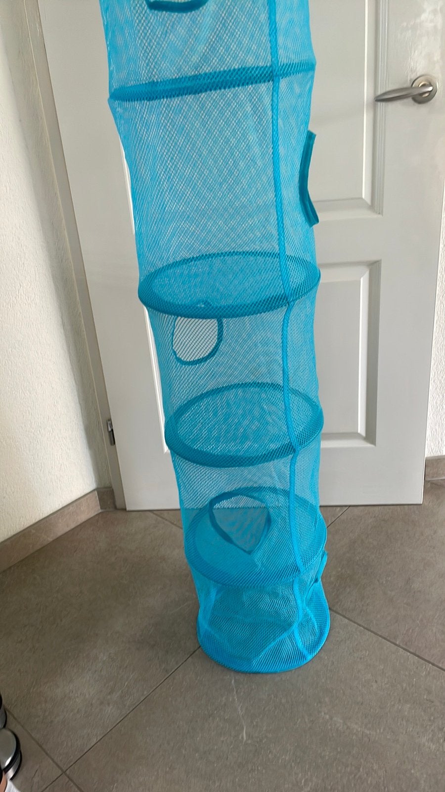 Blauwe organizer, hangzak 180x85 cm, Kinderen en Baby's, Kinderkamer | Inrichting en Decoratie, Ophalen of Verzenden, Zo goed als nieuw