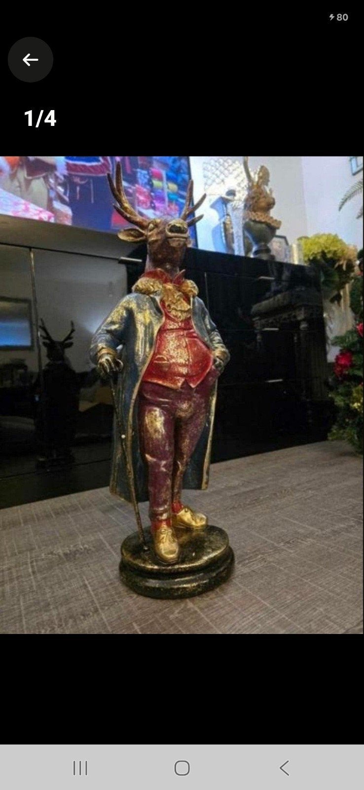 Decoratieve hert (Clayre en Eef), Ophalen of Verzenden, Nieuw
