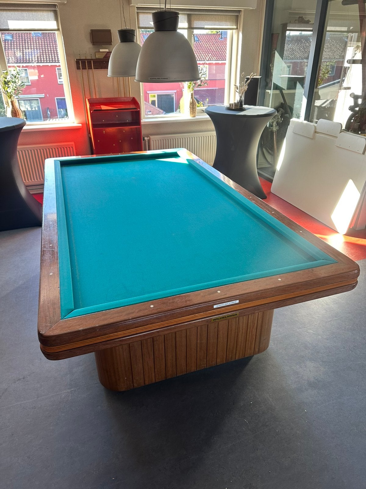 Wilhelmina Biljarttafel – Speelveld 230  115 cm, Ophalen, Gebruikt, Biljarttafel