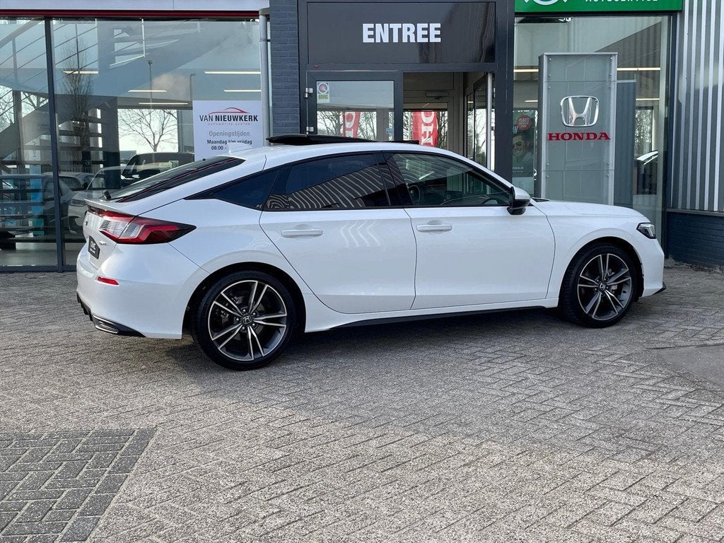 HONDA Civic 2.0 HYBRID 184PK Automaat Advance | Panoramadak, Auto's, Honda, Automaat, 12 maanden, 4 cilinders, Wit