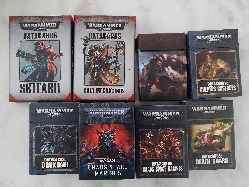 Gratis Warhammer 40k Datacards, Ophalen of Verzenden, Gebruikt, Warhammer 40000, Toebehoren