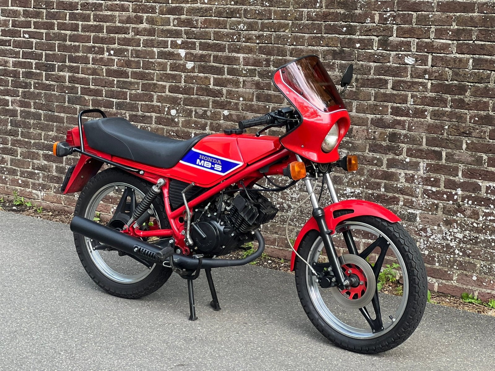 Honda mb5 - 1979 - geel kenteken - gerestaureerd, Fietsen en Brommers, Ophalen, Maximaal 45 km/u, 49 cc, Zo goed als nieuw