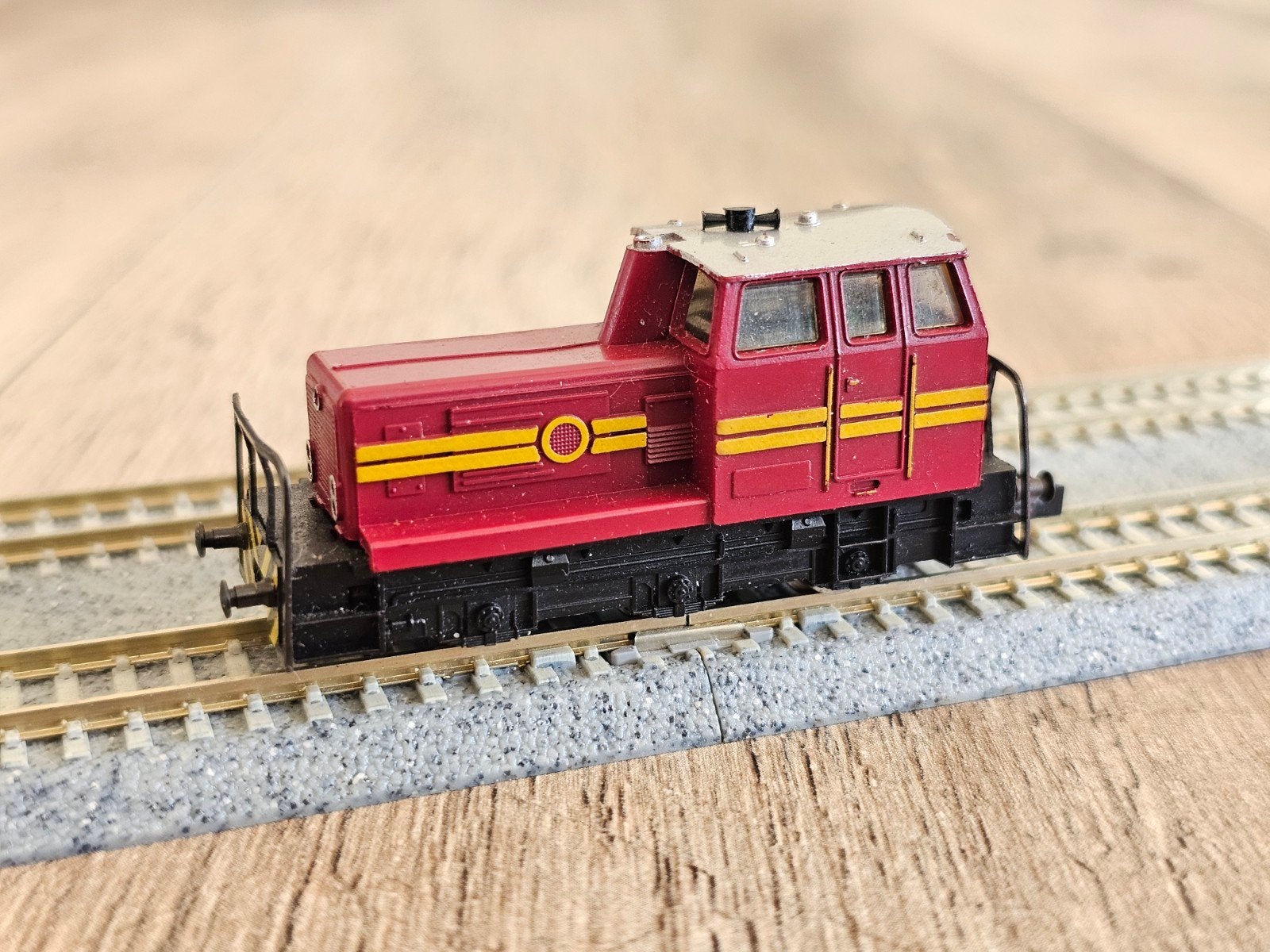 Fleischmann Piccolo N spoor diesellocomotief, getest, Fleischmann, Ophalen of Verzenden, Zo goed als nieuw, Gelijkstroom