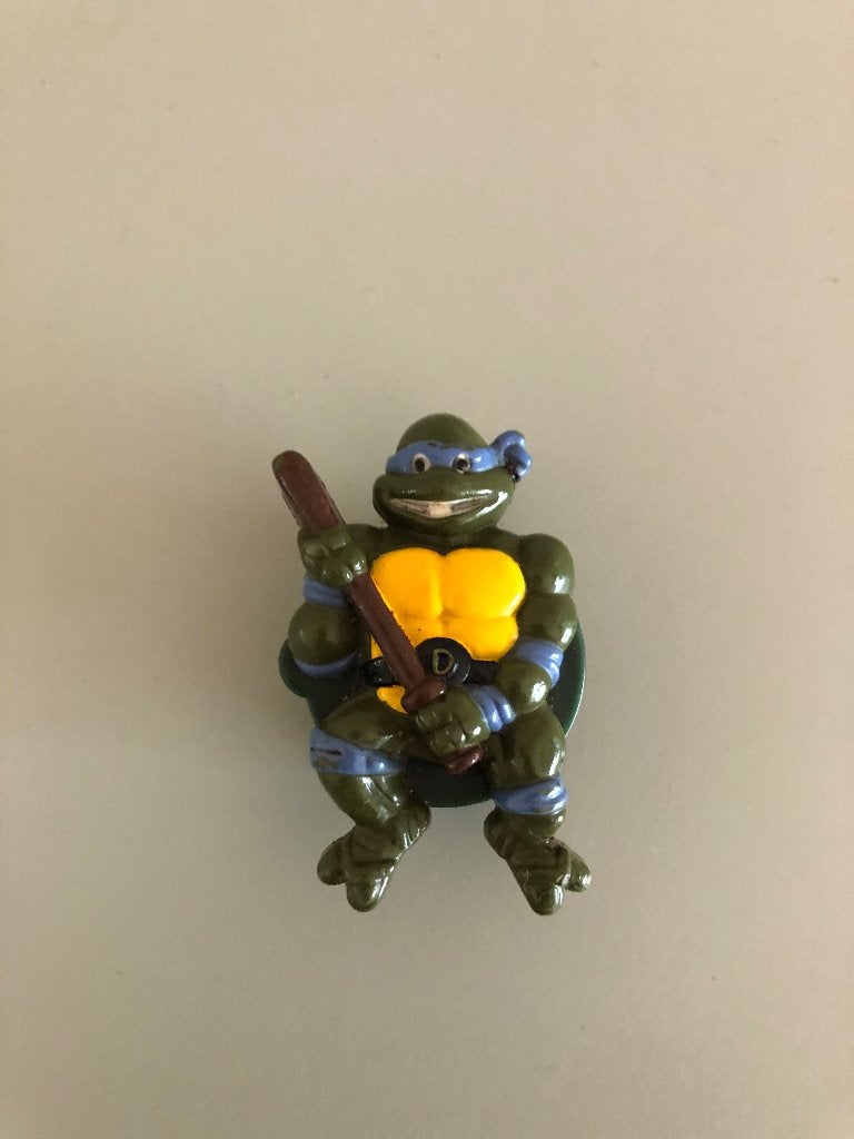 Vintage TMNT Donatello Pop-Up Horloge 1990, Sieraden, Tassen en Uiterlijk, Horloges | Heren, Overige merken, Kunststof, Gebruikt