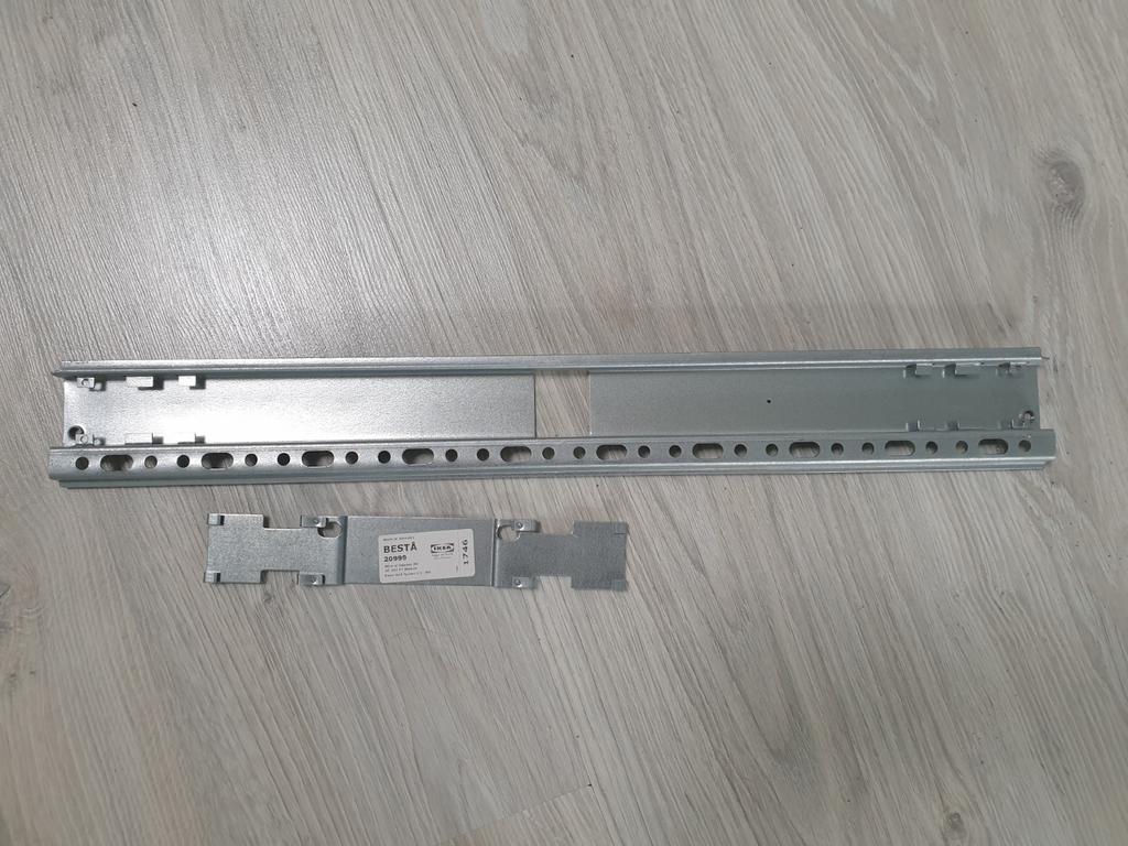 Ikea besta wandrail ophangsysteem wandsysteem, Ophalen, Nieuw, Minder dan 150 cm, Minder dan 100 cm