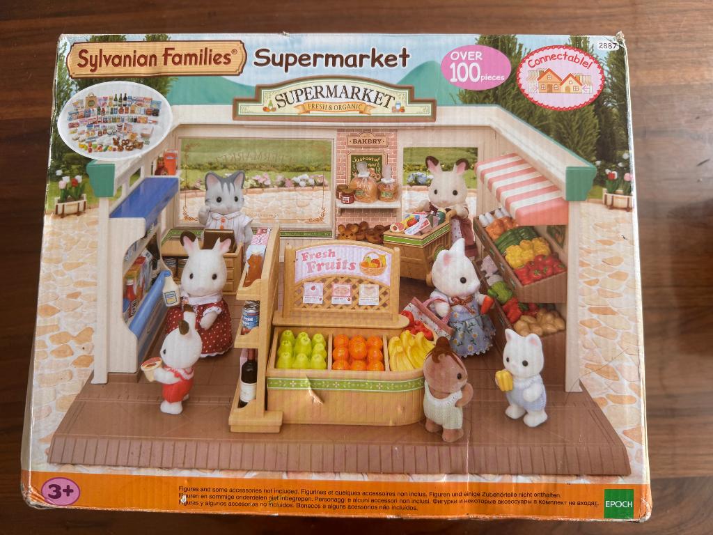 Nieuw - Sylvanian Families supermarkt 2887, Ophalen of Verzenden, Nieuw, Toebehoren