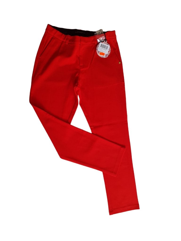 Prachtige knalrode SCOTCH R'BELLE sweatpant mt12/152. NIEUW!, Broek, Nieuw, Scotch R'belle, Verzenden