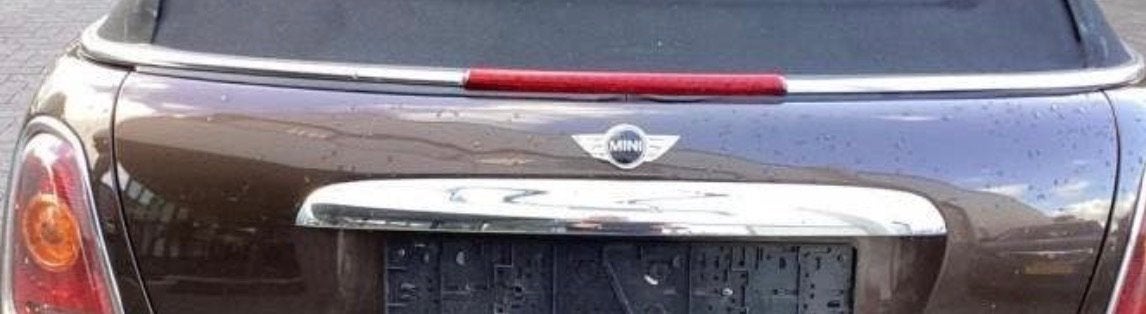 Mini embleem achterklep mini logo sleutel r50 r51 r52, Auto-onderdelen, Ophalen of Verzenden, Nieuw, Mini