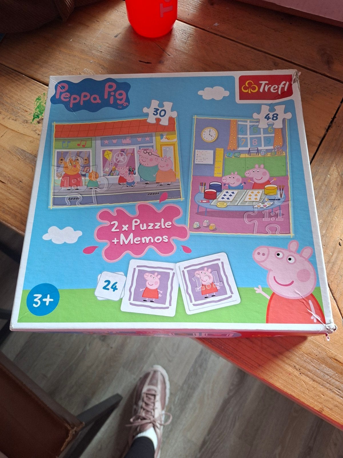 Peppa Pig Puzzel en Memo Spel - 2 Puzzels + Memos, Ophalen of Verzenden, 10 tot 50 stukjes, Nieuw, 2 tot 4 jaar