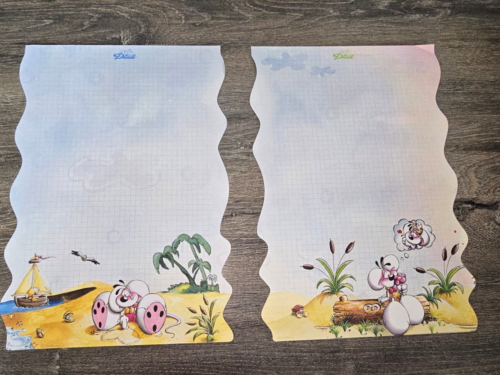 diddl blaadjes, Verzamelen, Ophalen of Verzenden, Zo goed als nieuw, Papier, Kaart of Schrift