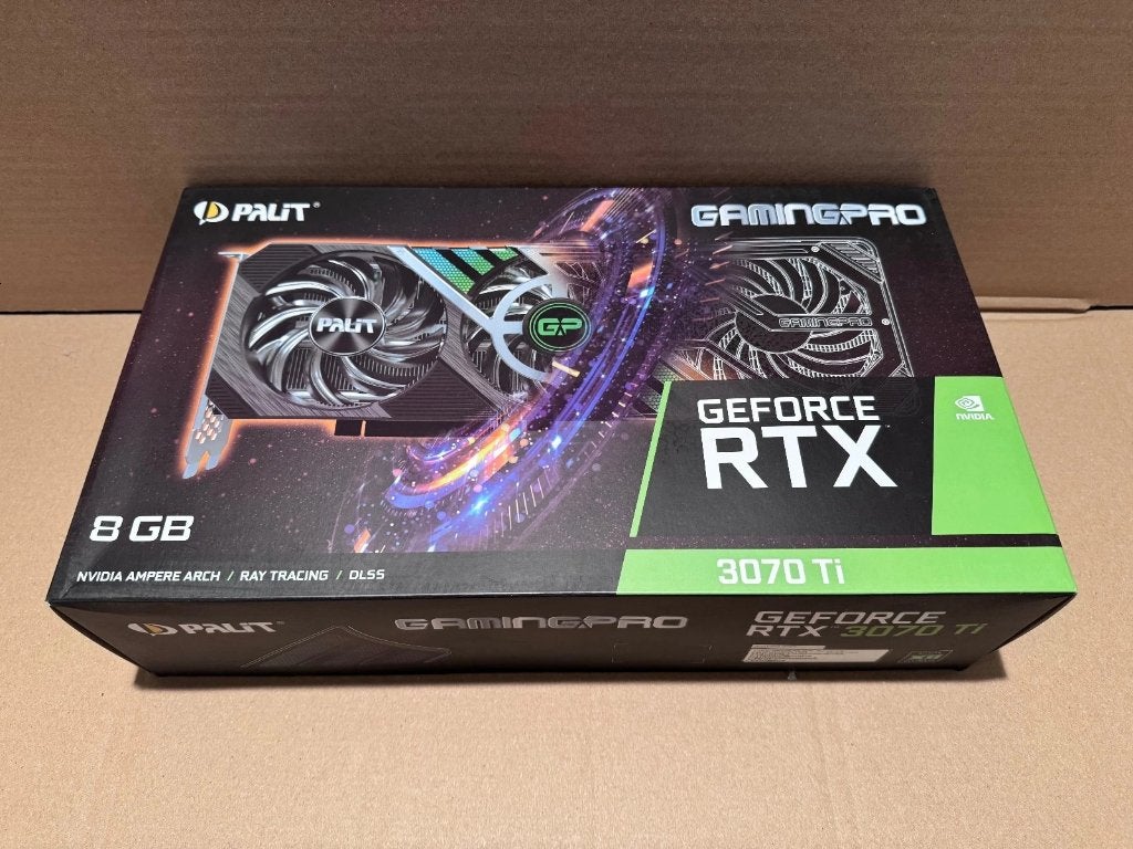 Palit GeForce RTX 3070 Ti GamingPro – 8GB GDDR6X, Computers en Software, GDDR6, PCI-Express 4, Zo goed als nieuw, Nvidia