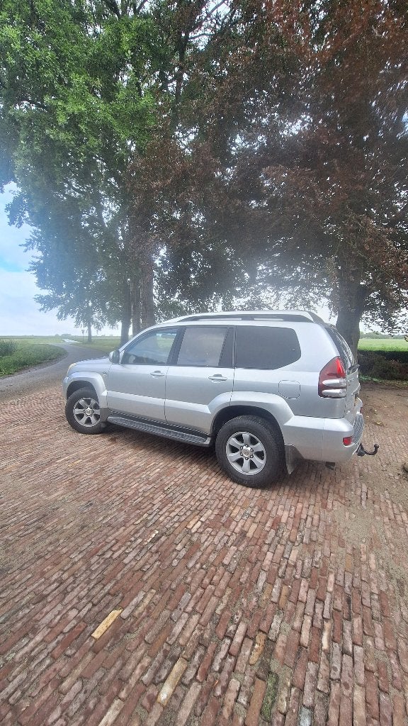 Toyota Land Cruiser 2005, Auto's, Bestelauto's, Automaat, Stof, 4 cilinders, Apple Carplay