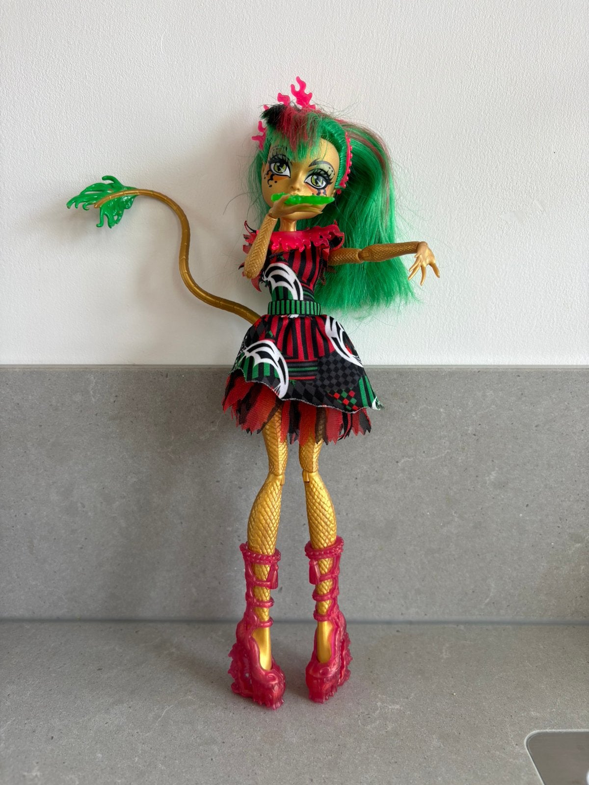 Monster high pop, Ophalen of Verzenden, Zo goed als nieuw, Pop