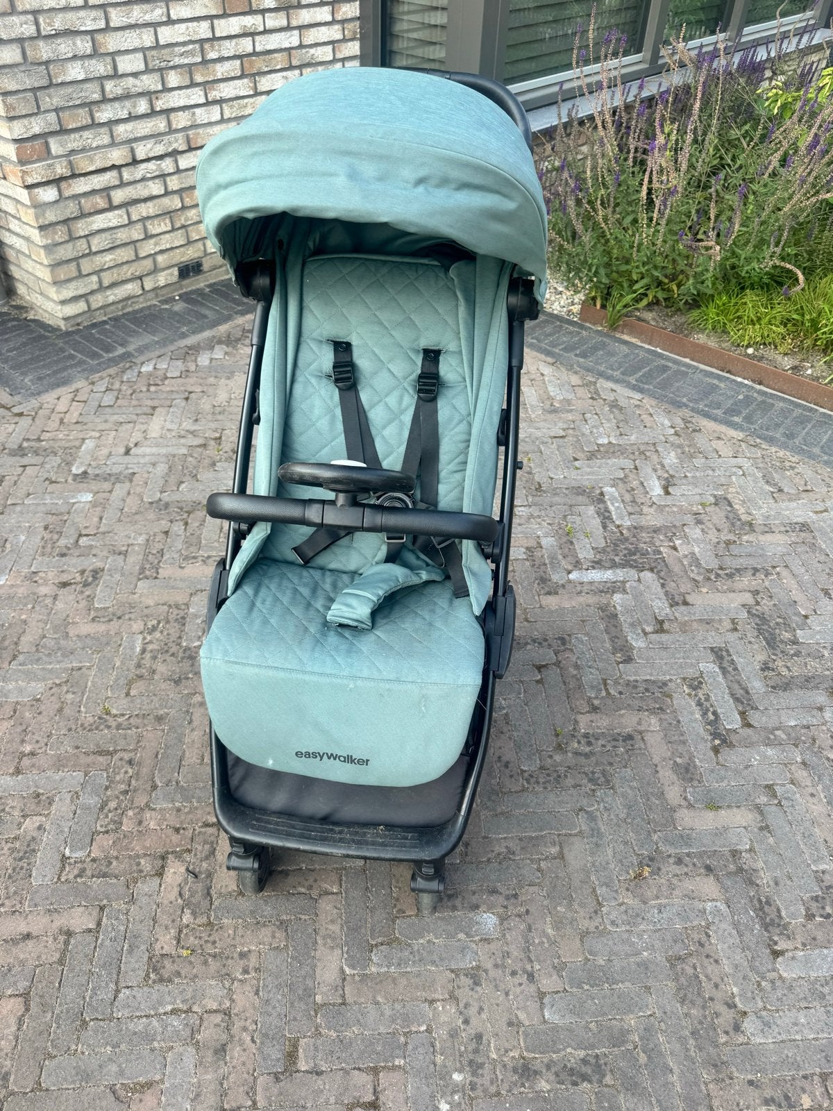 Easywalker Jackey kinderwagen met stuurtje, Ophalen of Verzenden, Gebruikt, Kinderwagen, Overige merken