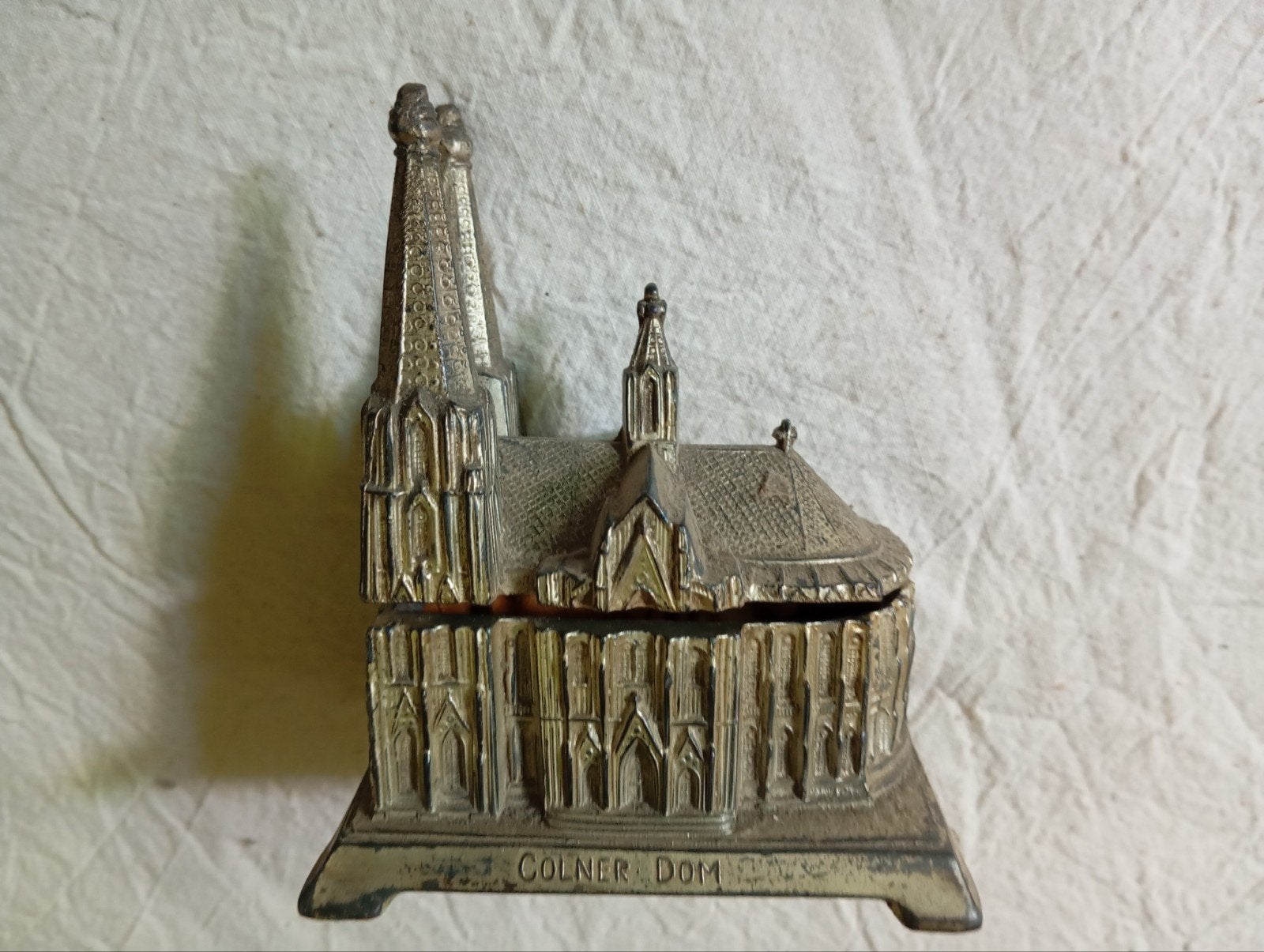 antiek juwelenkistje/ sieraden doos COLNER DOM, Ophalen of Verzenden