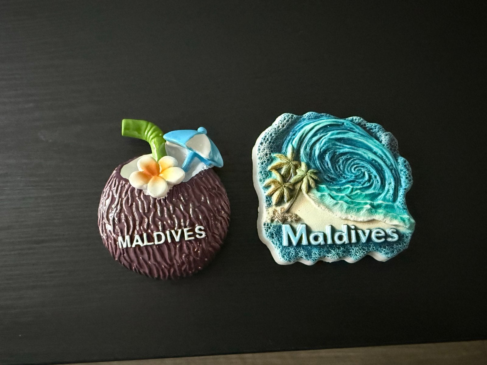 Maldiven Koelkastmagneten - Kokosnoot & Golf