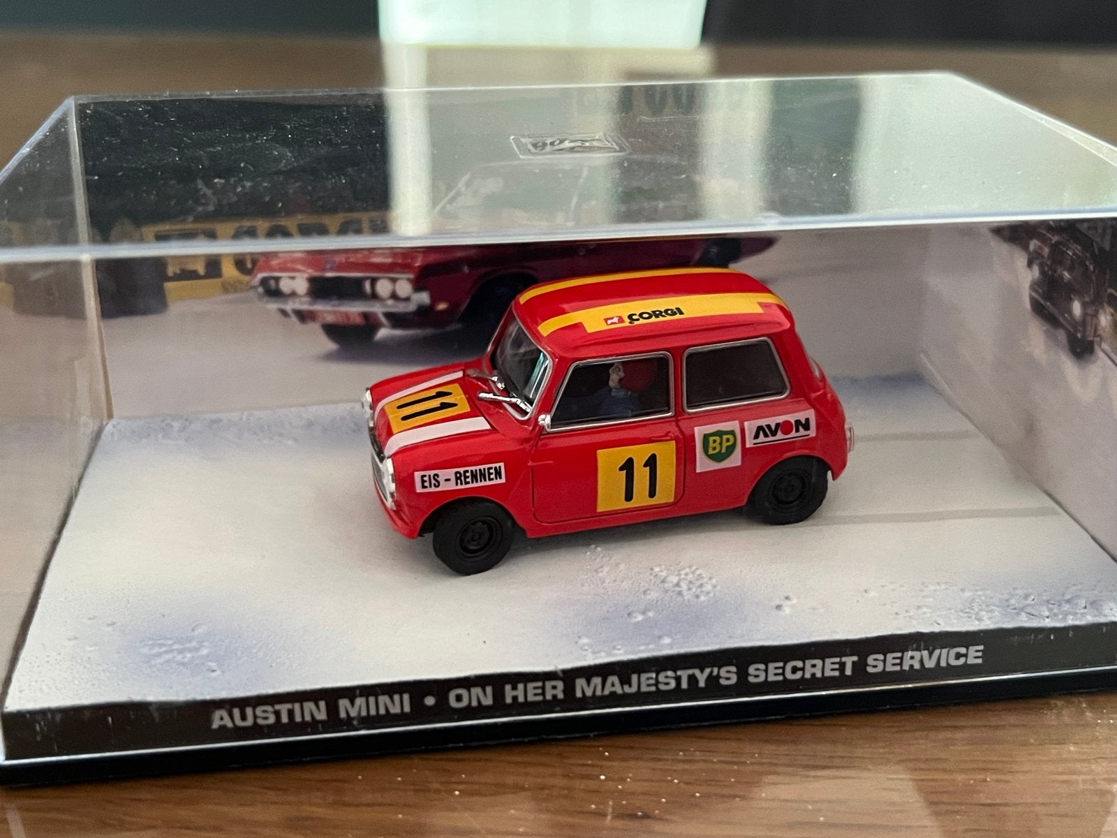 Austin Mini - On Her Majesty's Secret Service 007, Ophalen of Verzenden, Zo goed als nieuw, Auto, Corgi