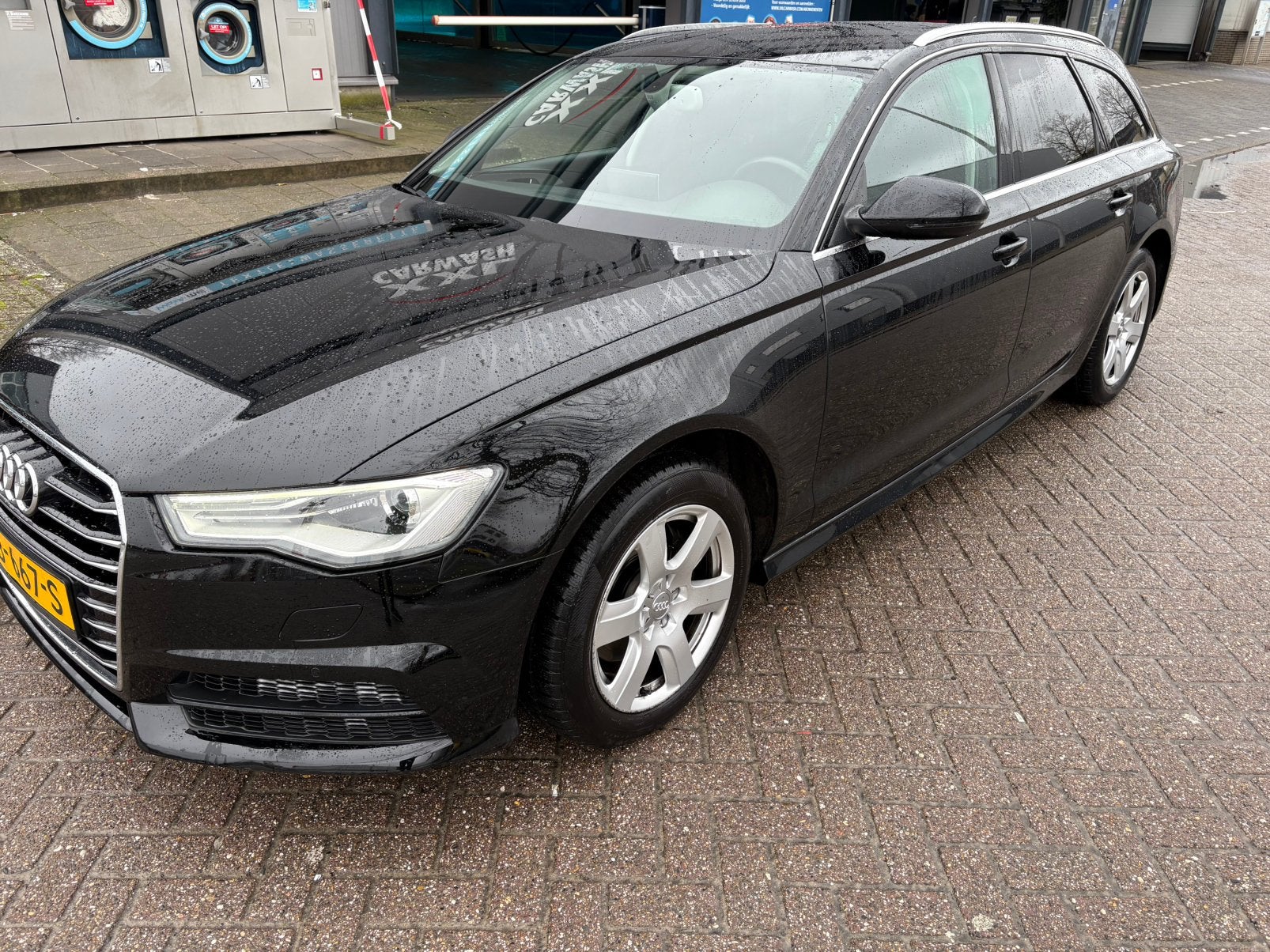 Audi A6 2.0 TDI Ultra 150pk S Tronic 2016 Zwart, Auto's, Audi, Stof, Zwart, Stationwagon, Diesel