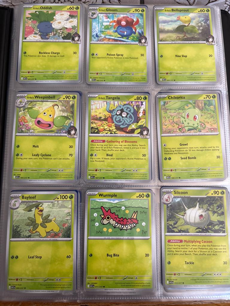 Grote verzameling Pokémon kaarten in map ascended Heroes, Ophalen of Verzenden, Gebruikt, Meerdere kaarten