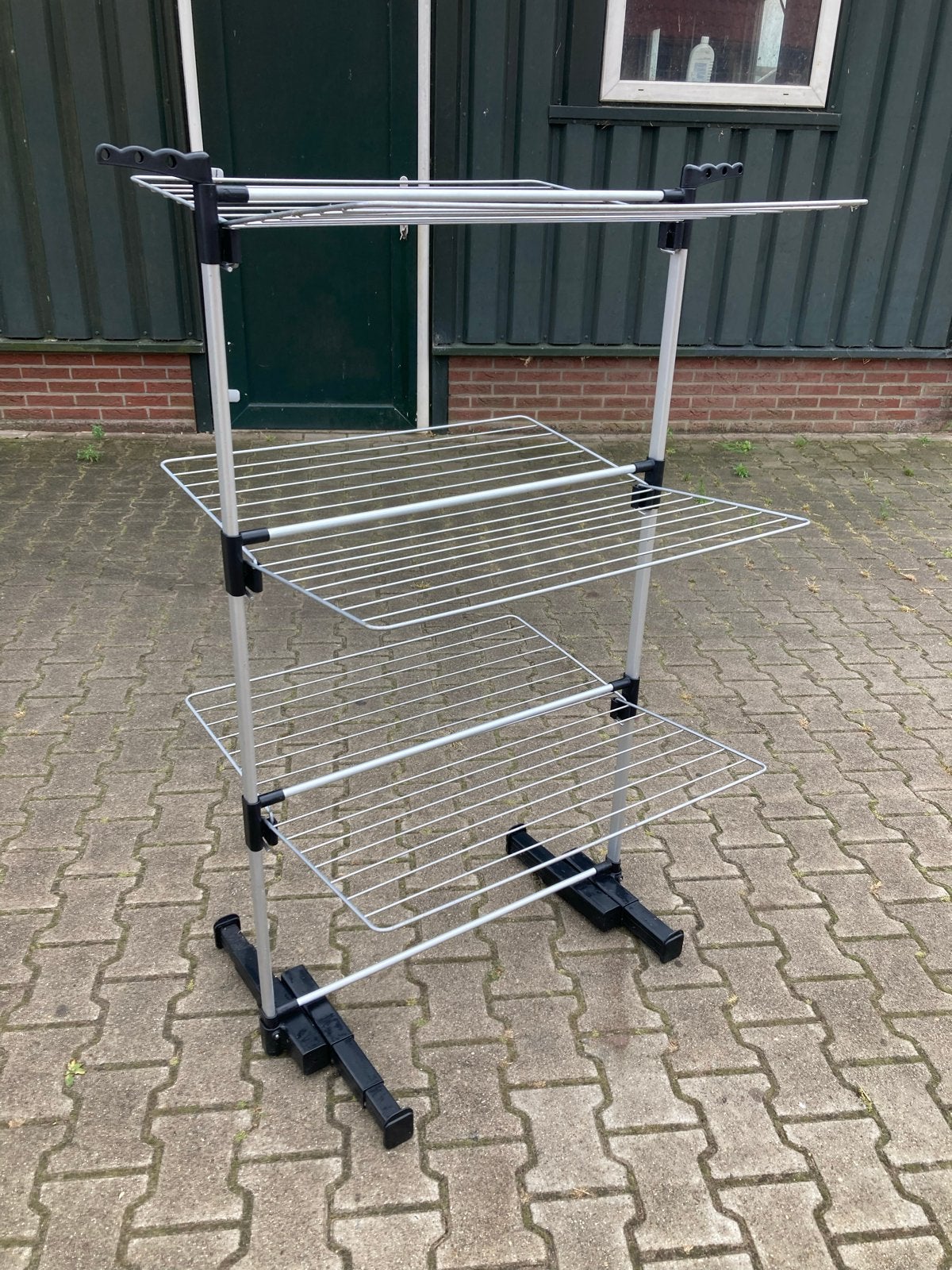 Metaltex wasrek- Droogrek met 3 Lagen, Ophalen, Zo goed als nieuw, Wasrek