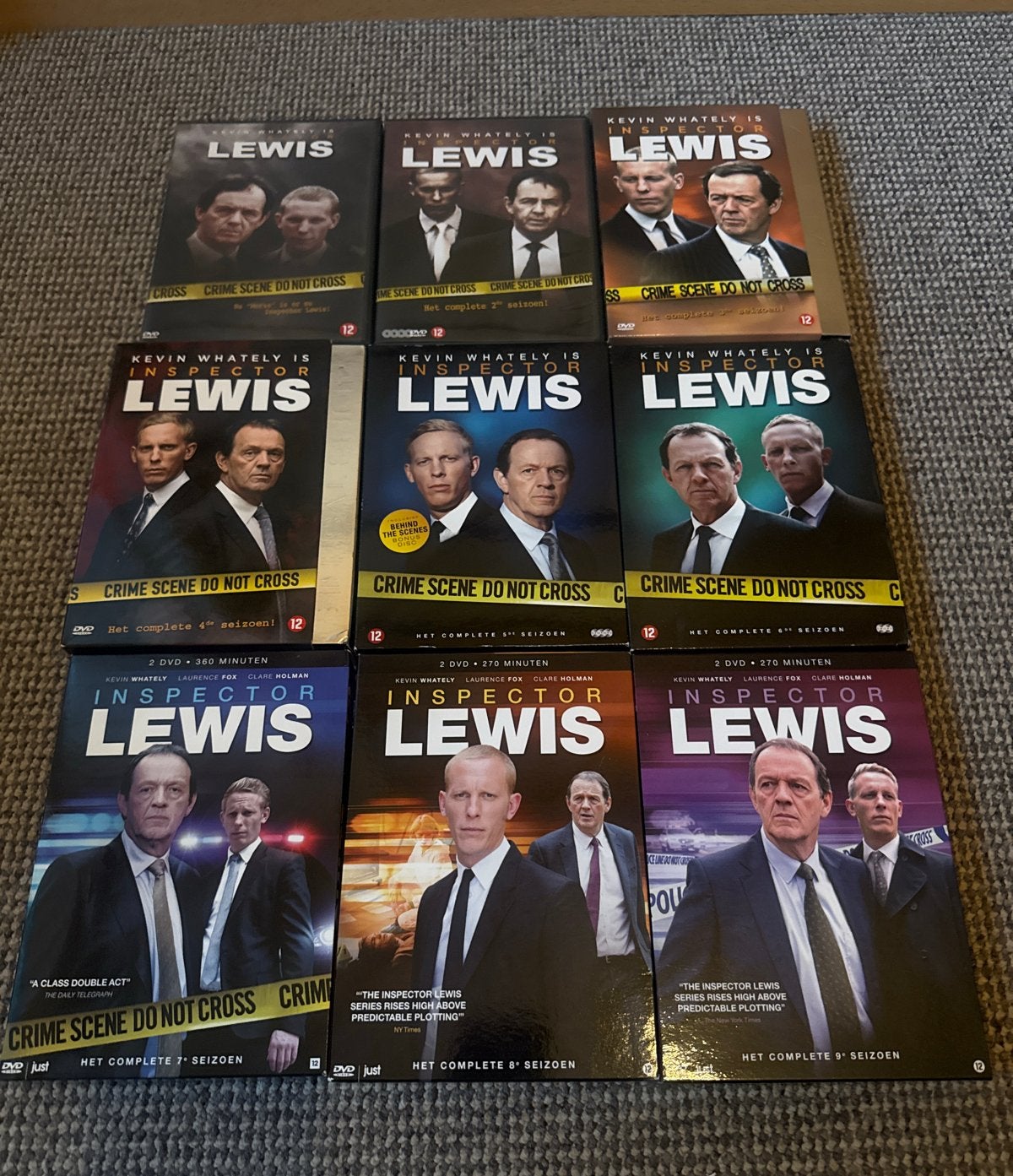 Inspector Lewis - de Complete serie, Seizoenen 1 t/m 9, NLO, Cd's en Dvd's, Dvd's | Tv en Series, Engels, Nederlands, Ophalen of Verzenden