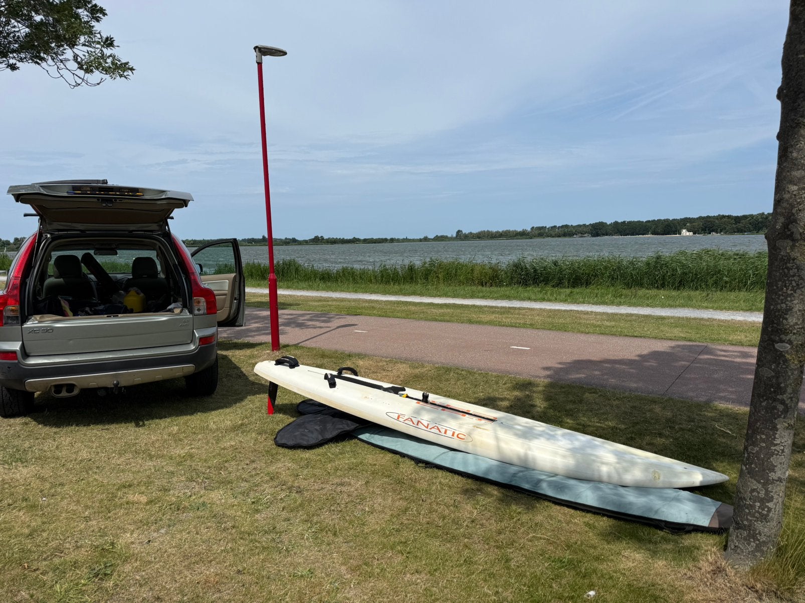 Raceboard fanatic mega cat, Watersport en Boten, Ophalen, Gebruikt, Plank